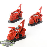 Blood Angels - 3 Ravenwing Bike Squadron - teilweise bemalt