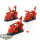 Blood Angels - 3 Ravenwing Bike Squadron - teilweise bemalt