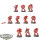 Blood Angels - 10 Tactical Squad klassisch - bemalt