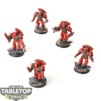 Blood Angels - 5 Vanguard Veteran Squad klassisch - bemalt