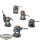 Space Marines - 5 Scouts klassisch - bemalt