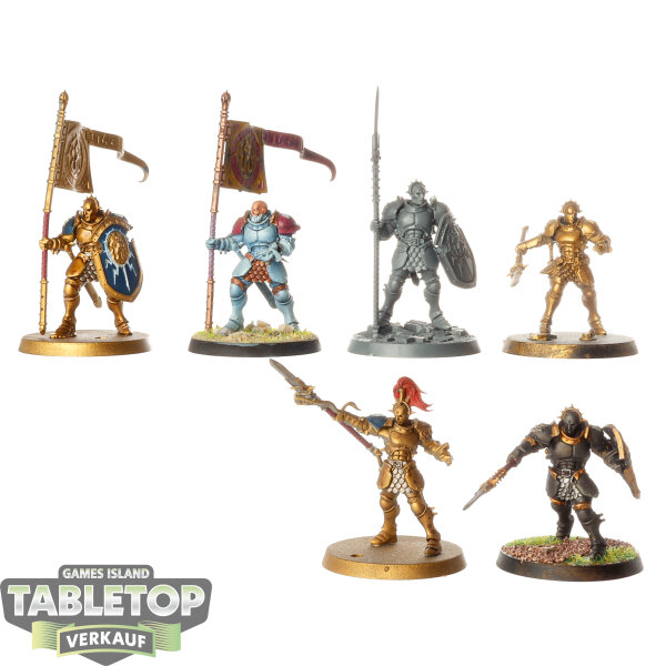Stormcast Eternals - 6 x Vindictors - teilweise bemalt