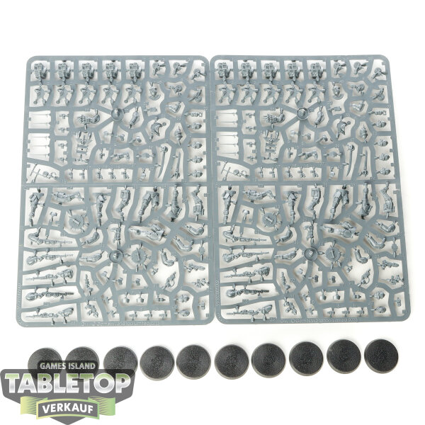Horus Heresy - 20 x Solar Auxilia Lasrifle Section - im Gussrahmen