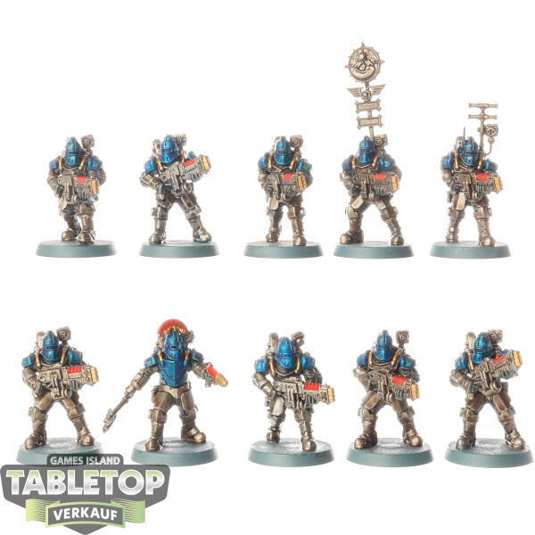 Horus Heresy - 10 x Veletaris Storm Section - bemalt