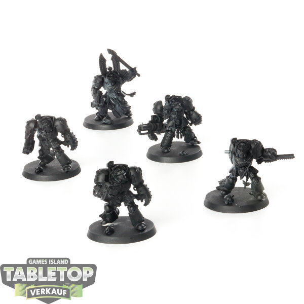 Dark Angels - 5 x Terminator Squad (Classic) - grundiert