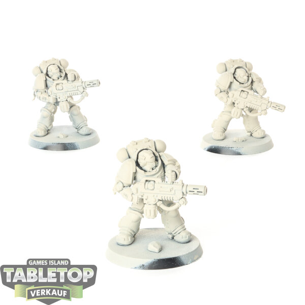 Space Marines - 3 x Primaris Eradicators - grundiert