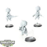 Kharadron Overlords - 3 x Endrinriggers - grundiert