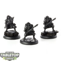 Cygnar - 3 Trencher Infantry Rifle Grenadier - grundiert