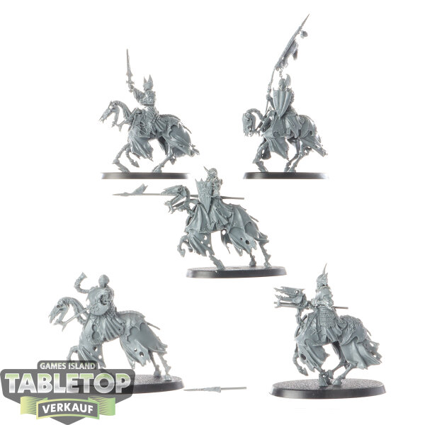 Vampire Counts - 5x Black Knights - unbemalt