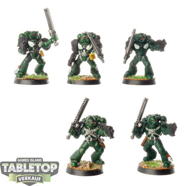 Space Marines - 5 x Assault Marines - bemalt