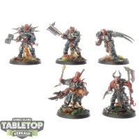 Slaves to Darkness - 5 x Chaos Chosen - bemalt