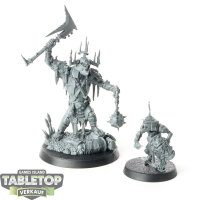 Orruk Warclans - Killaboss with Stab-grot - unbemalt