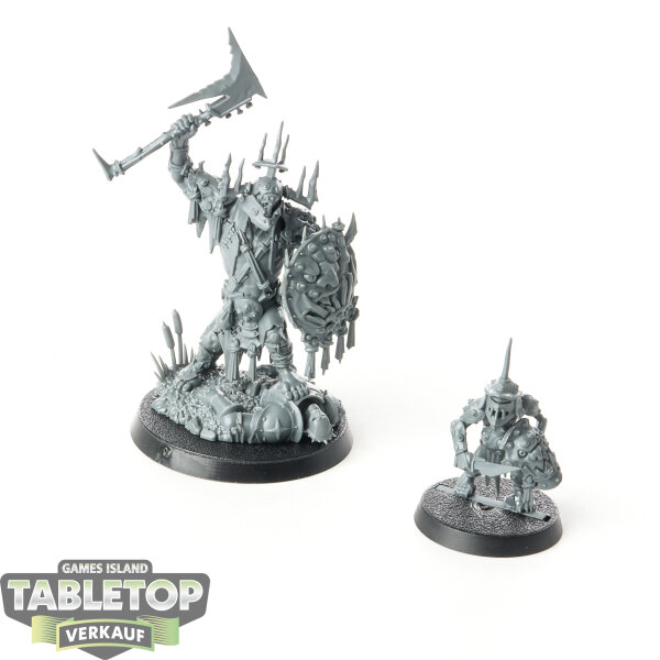 Orruk Warclans - Killaboss with Stab-grot - unbemalt