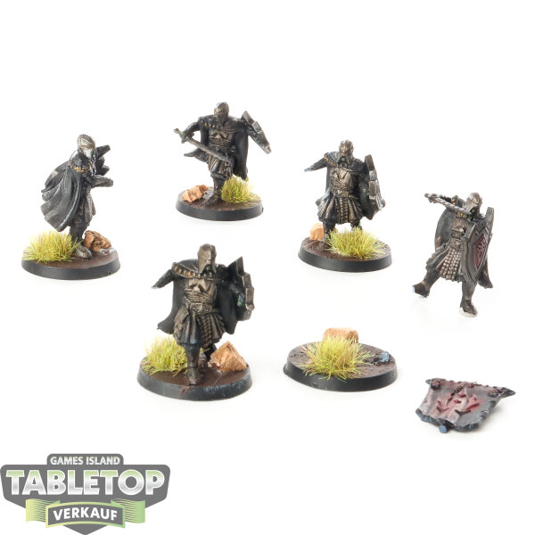 Miniaturen - 5x Black Guard - bemalt