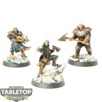 Cities of Sigmar - 3 x Hexbane’s Hunters - bemalt