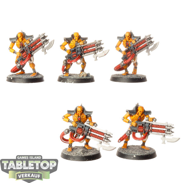 Necrons - 5 Immortals - bemalt