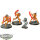 Necrons - 3 Skorpekh Destroyers - teilweise bemalt