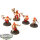 Blades of Khorne - 5 Blood Warriors - bemalt