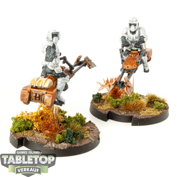 Galaktisches Imperium - 2 74-Z Speeder Bikes - bemalt