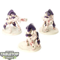 Tyraniden - 3 x Hive Guard - teilweise bemalt