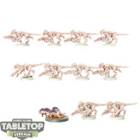 Tyraniden - 10 x Termagants klassisch - teilweise bemalt