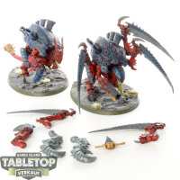 Tyraniden - 2 x Carnifex Brood - teilweise bemalt