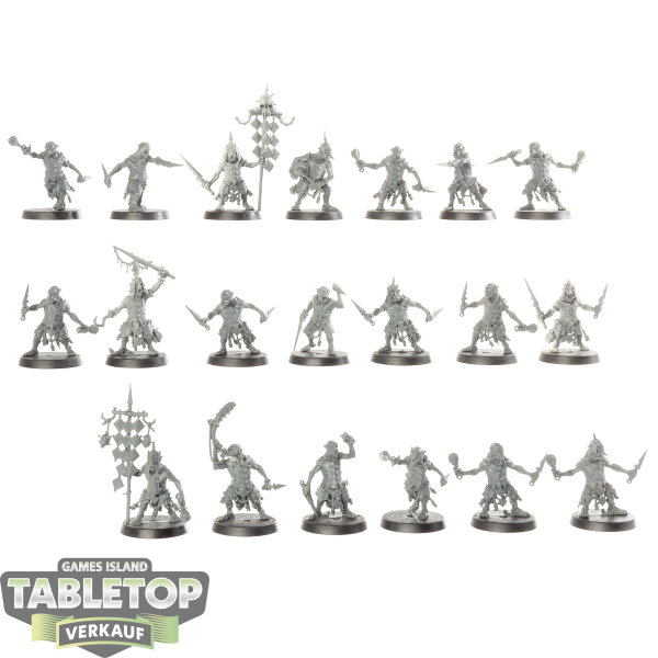 Orruk Warclans - 20 x Hobgrot Slittaz - teilweise bemalt