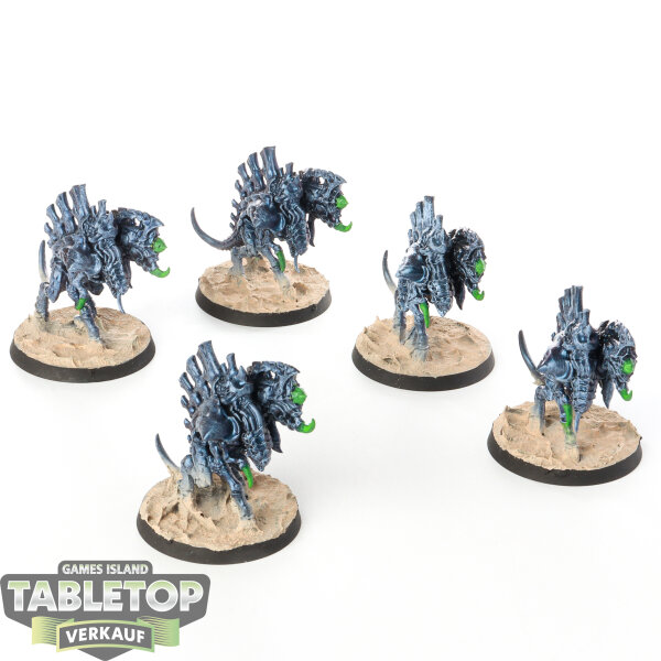 Tyraniden - 5 x Barbgaunts - teilweise bemalt