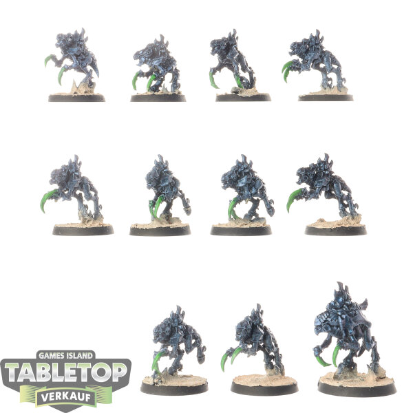Tyraniden - 11 x Neurogaunts - teilweise bemalt