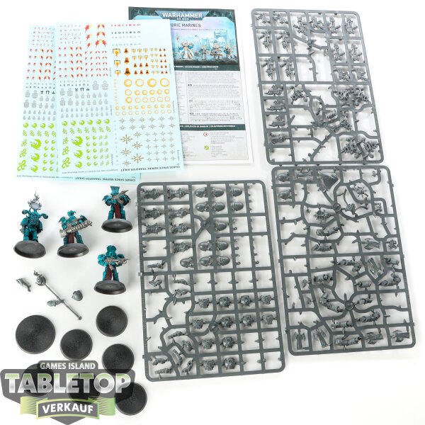 Thousand Sons - 10 x Rubric Marines - teilweise gebaut