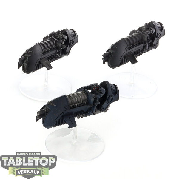 Horus Heresy - 3 x Legion Scimitar Pattern Jetbike Squadron klassisch - teilweise bemalt