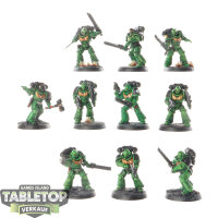 Salamanders - 10x Assault Intercessors - bemalt