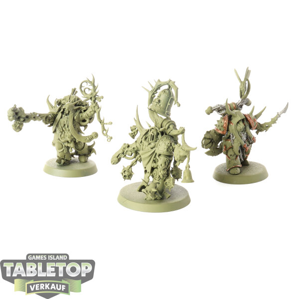 Death Guard - 3 Chosen of Mortarion - grundiert