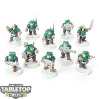 Leagues of Votann - 10 Hearthkyn Warriors - teilweise bemalt