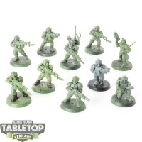 Astra Militarum - 10 Cadian Shock Troops klassisch -...