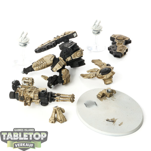 Tau Empire - XV104 Riptide Battlesuit - teilweise bemalt