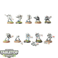 Tau Empire - 10 x Fire Warriors Strike Team - bemalt