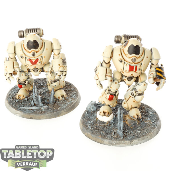 Adeptus Mechanicus - 2 x Kastelan Robots - bemalt