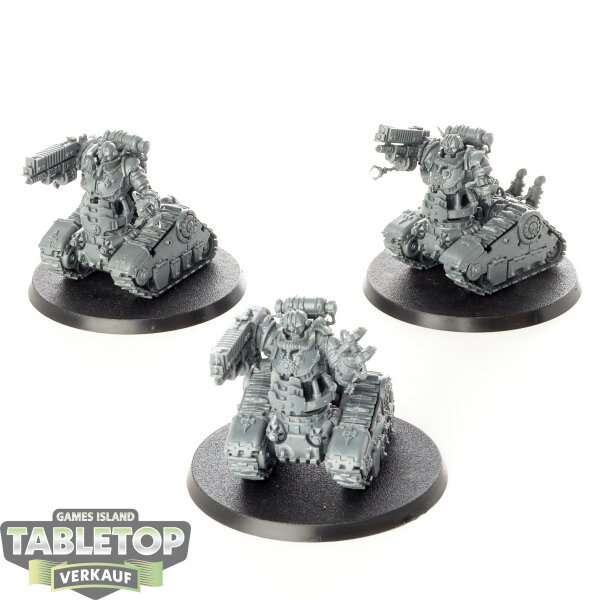 Adeptus Mechanicus - 3 x Kataphron Breachers - unbemalt