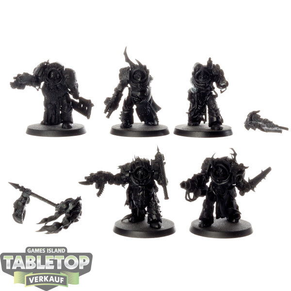 Death Guard - 5 x Blightlord Terminators - grundiert