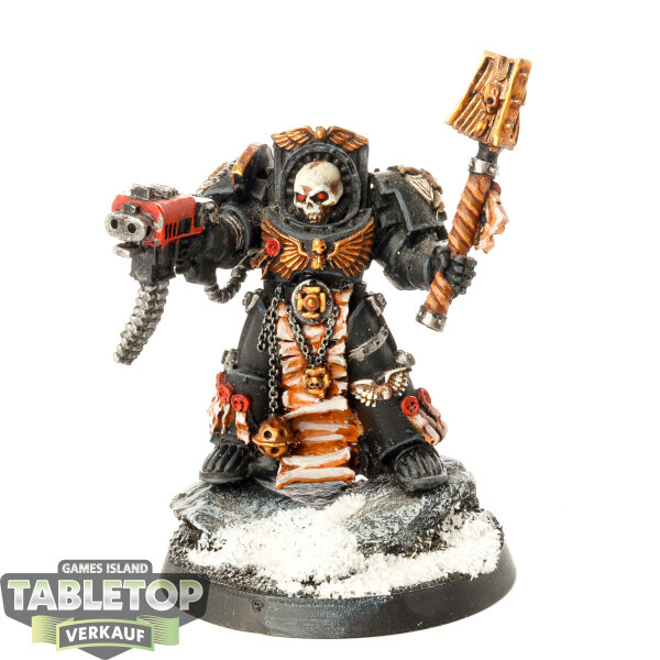 Space Marines - Chaplain in Terminator Armour (Classic) - bemalt