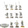 Chaos Space Marines - 11 Chaos Cultists - teilweise bemalt