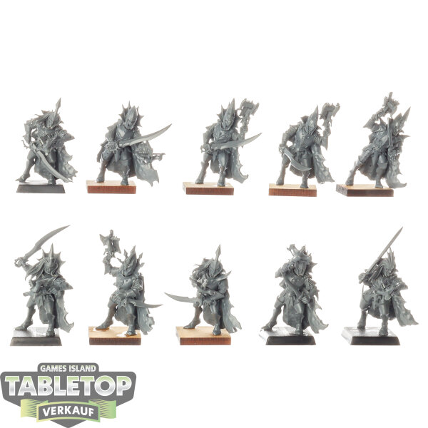 Dark Elves - 10 x Black Ark Corsairs - unbemalt