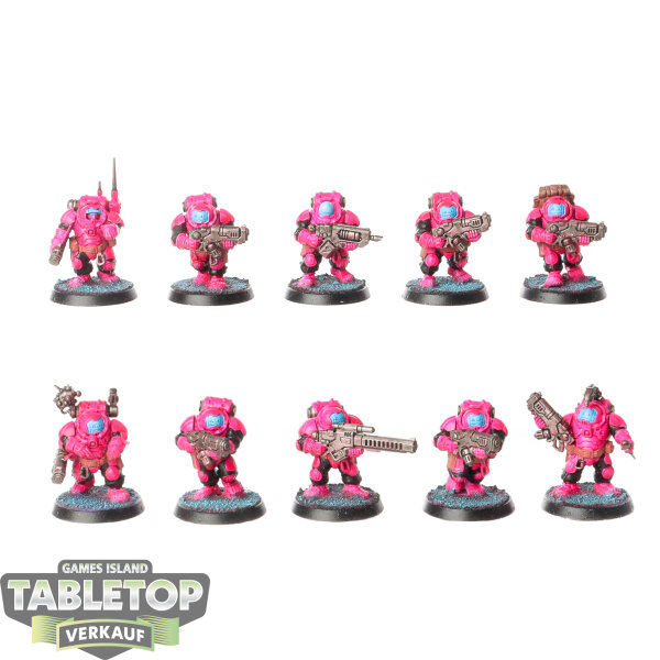 Leagues of Votann - 10 x Hearthkyn Warriors - bemalt
