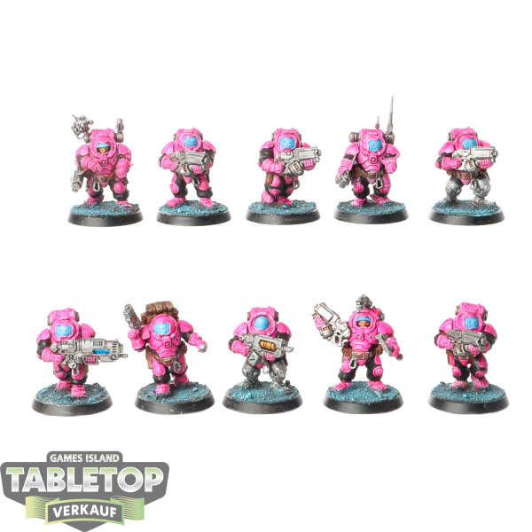 Leagues of Votann - 10 x Hearthkyn Warriors - bemalt