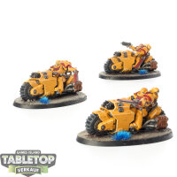 Space Marines - 3 x Outriders - bemalt