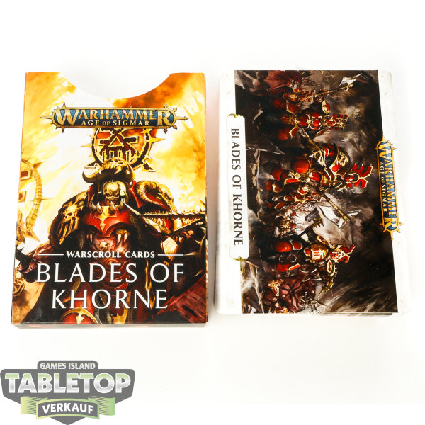 Blades of Khorne - Warscoll Cards 2. Edition - englisch