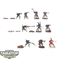 Drukhari - 10 x Kabalite Warriors - teilweise bemalt