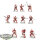 Drukhari - 10 x Kabalite Warriors - teilweise bemalt
