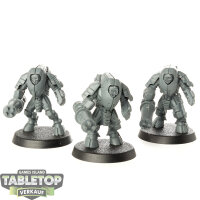 Tau Empire - 3 Stealth Battlesuits - unbemalt